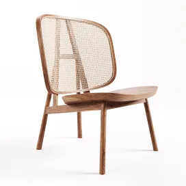 Cane Collection Rattan Lounge Chair